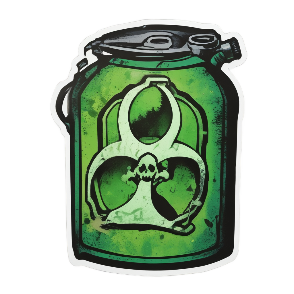 Biohazard Gas Can — biohazard stickers