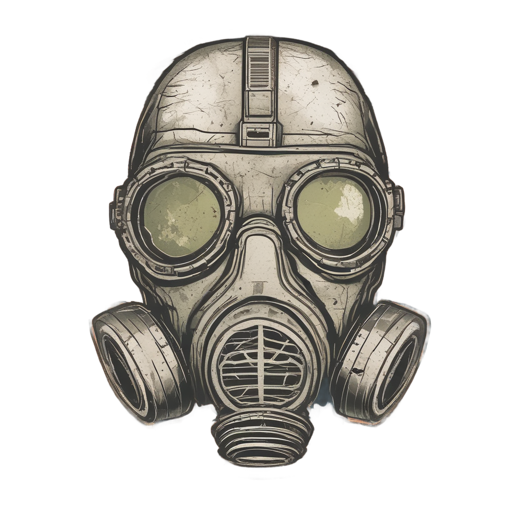Biohazard Gas Mask — biohazard stickers