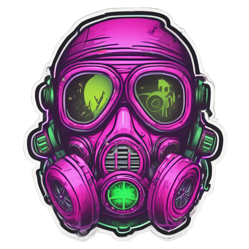 Biohazard Gas Mask — biohazard stickers
