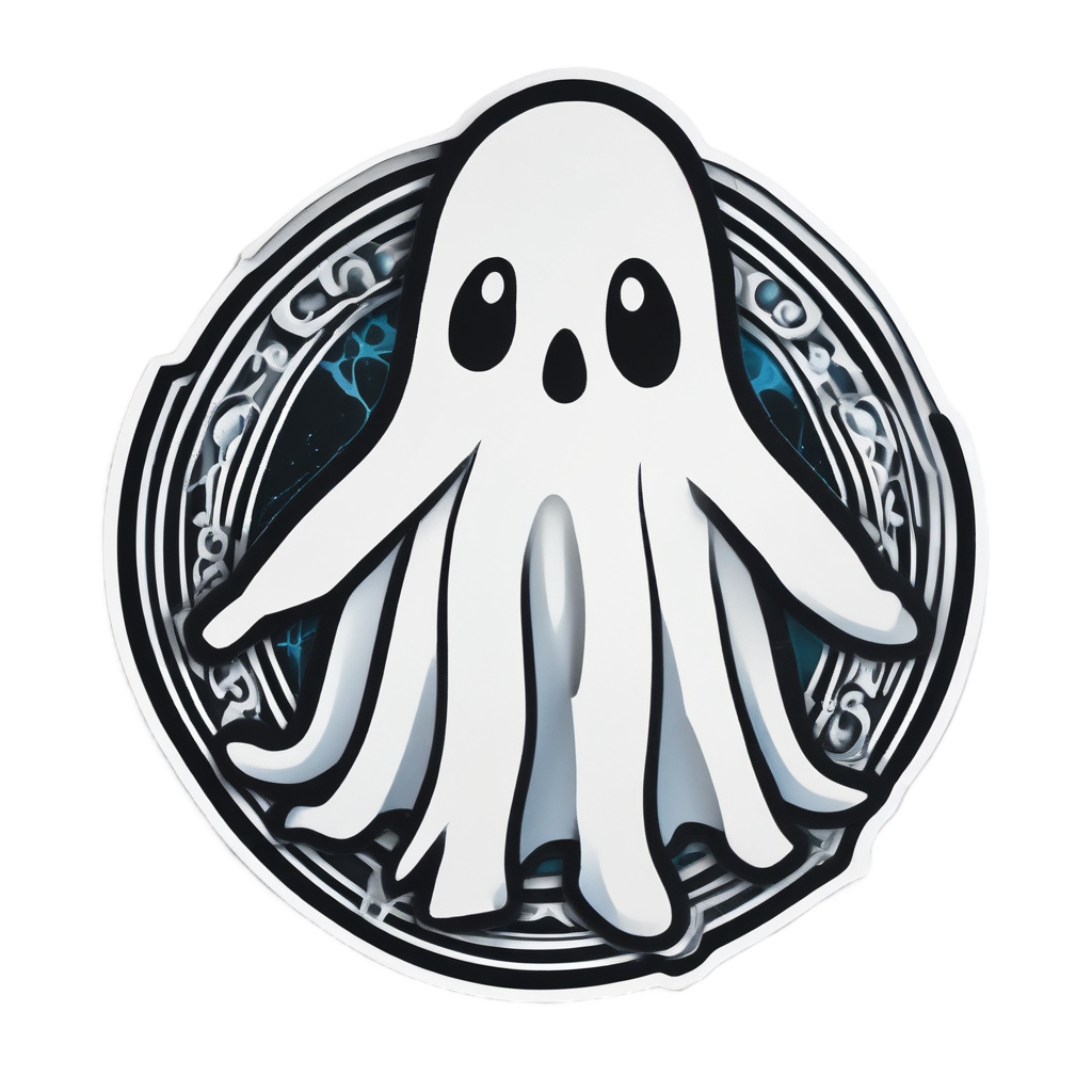 Biohazard Ghost Floating — biohazard stickers