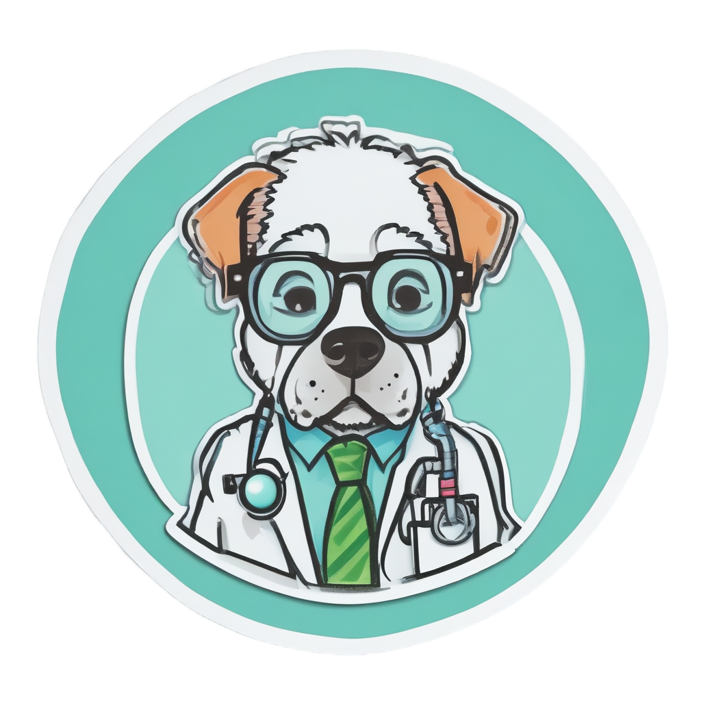 Biohazard In A Lab Coat — kawaii stickers