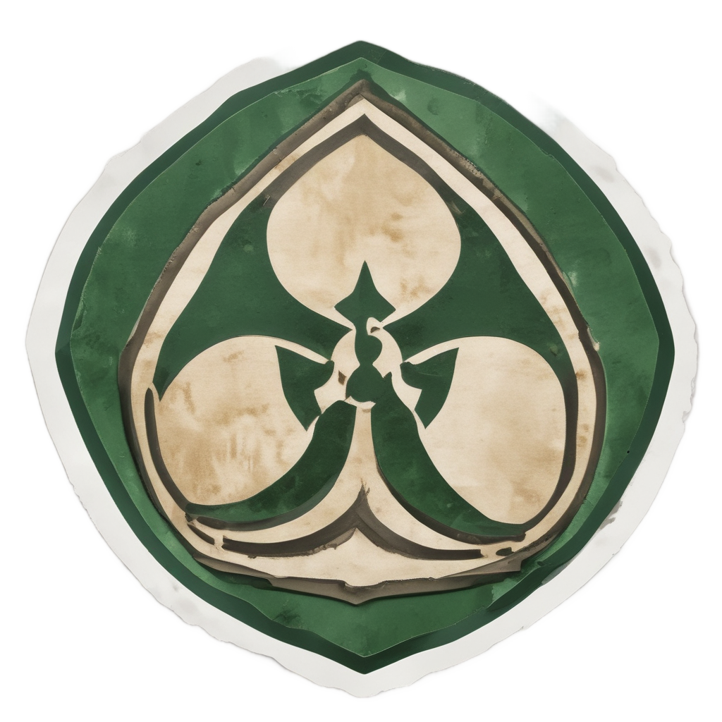 Biohazard Leaf Diamond — warning signage stickers