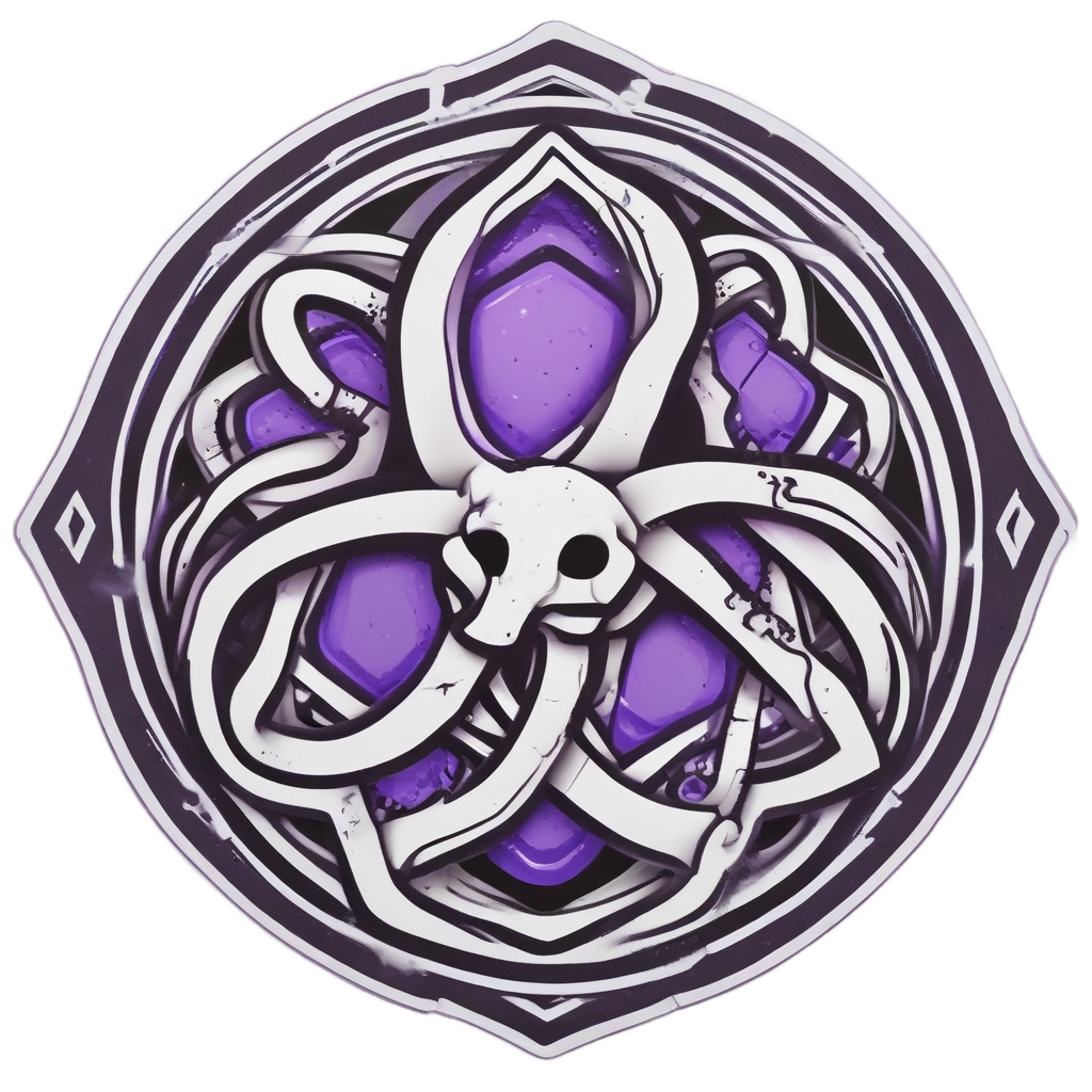 Biohazard Tentacles — warning signage stickers