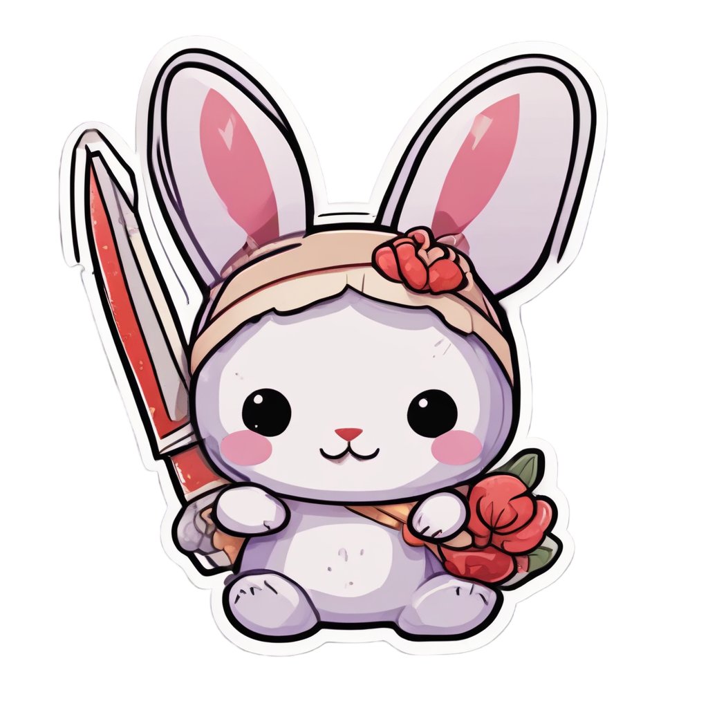Blade of Friendship — slasher vibe stickers
