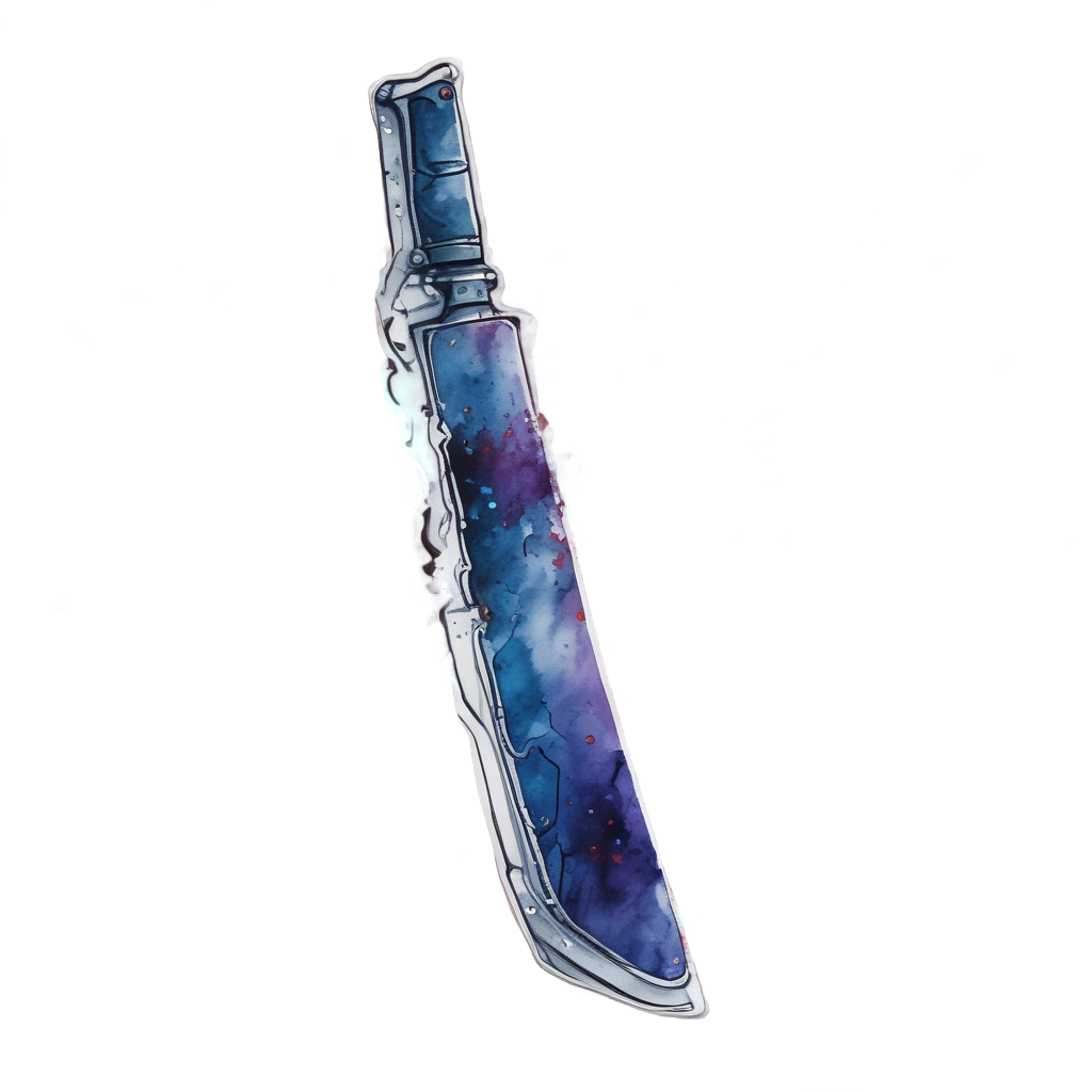 Blade of the Drowned — slasher vibe stickers