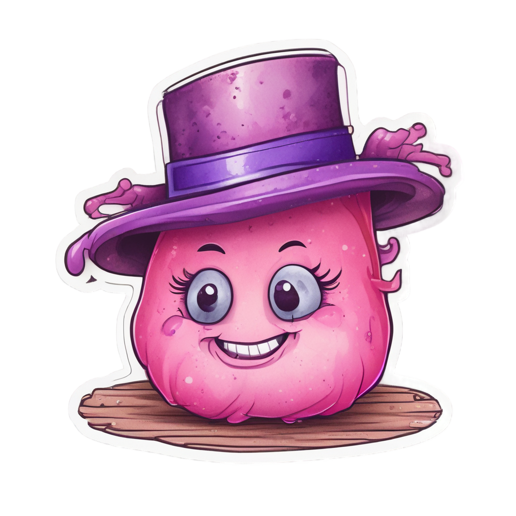 Blob of a Thousand Hats — b-movie stickers