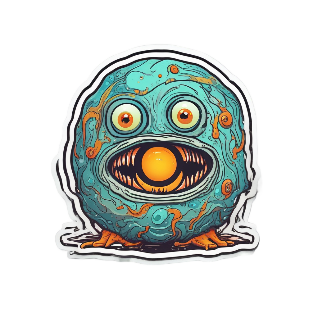 Blob of Cosmic Goo — b-movie stickers