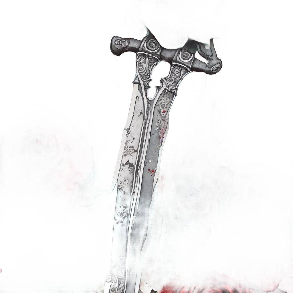Bloody Machete Blossom — slasher vibe stickers