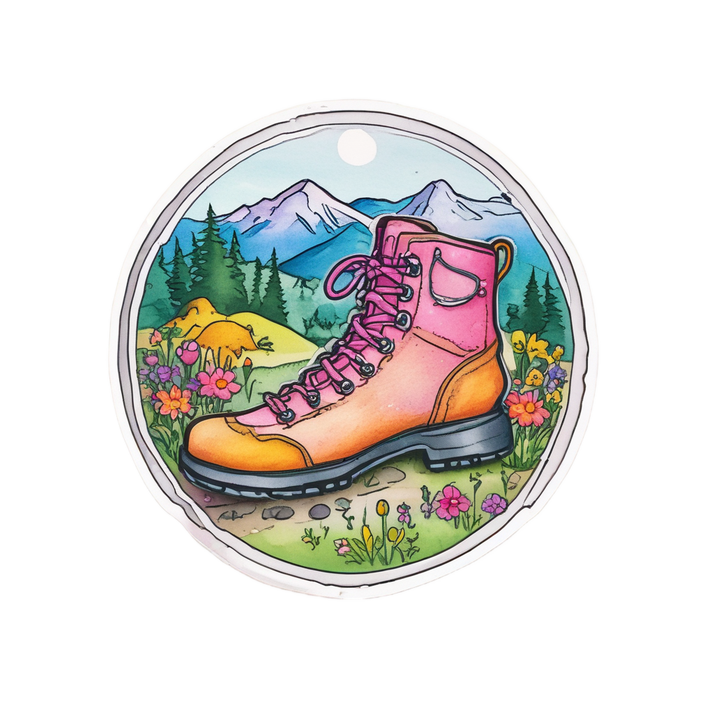 Bloom Along the Trail — open road stickers