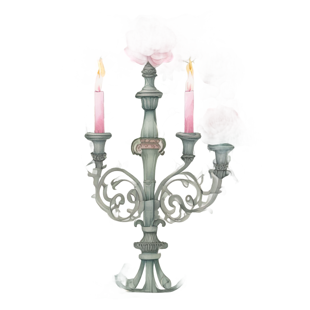 Blooming Candelabra in Spring — victorian gothic stickers