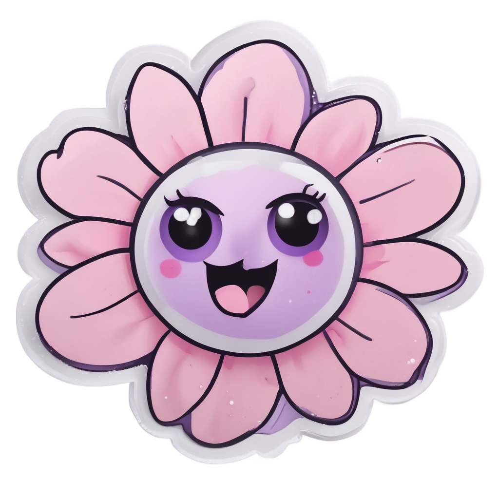 Blushing Bloom Eye — creepy-cute stickers