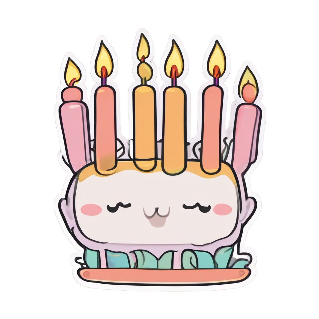 Blushing Candle Boss — victorian gothic stickers