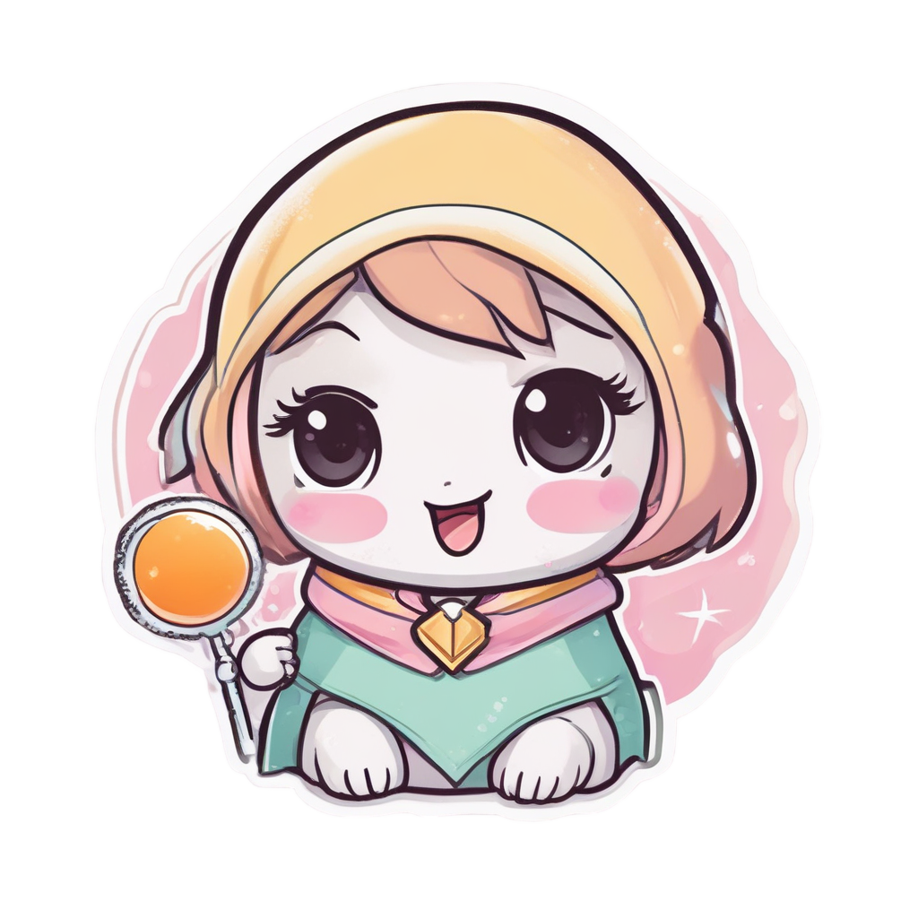 Blushing Hazard Heart — warning signage stickers