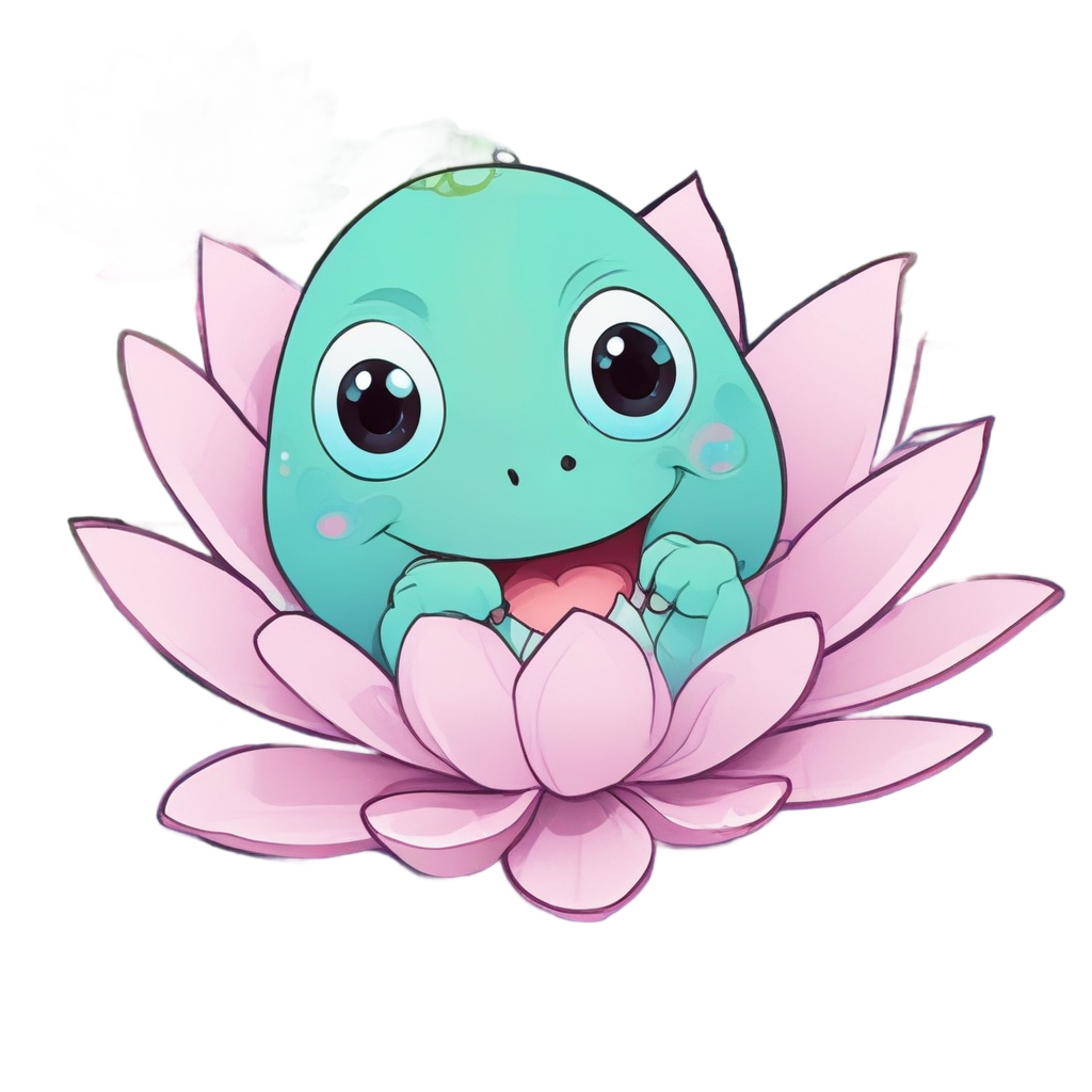 Blushing Lagoon Bloom — b-movie stickers