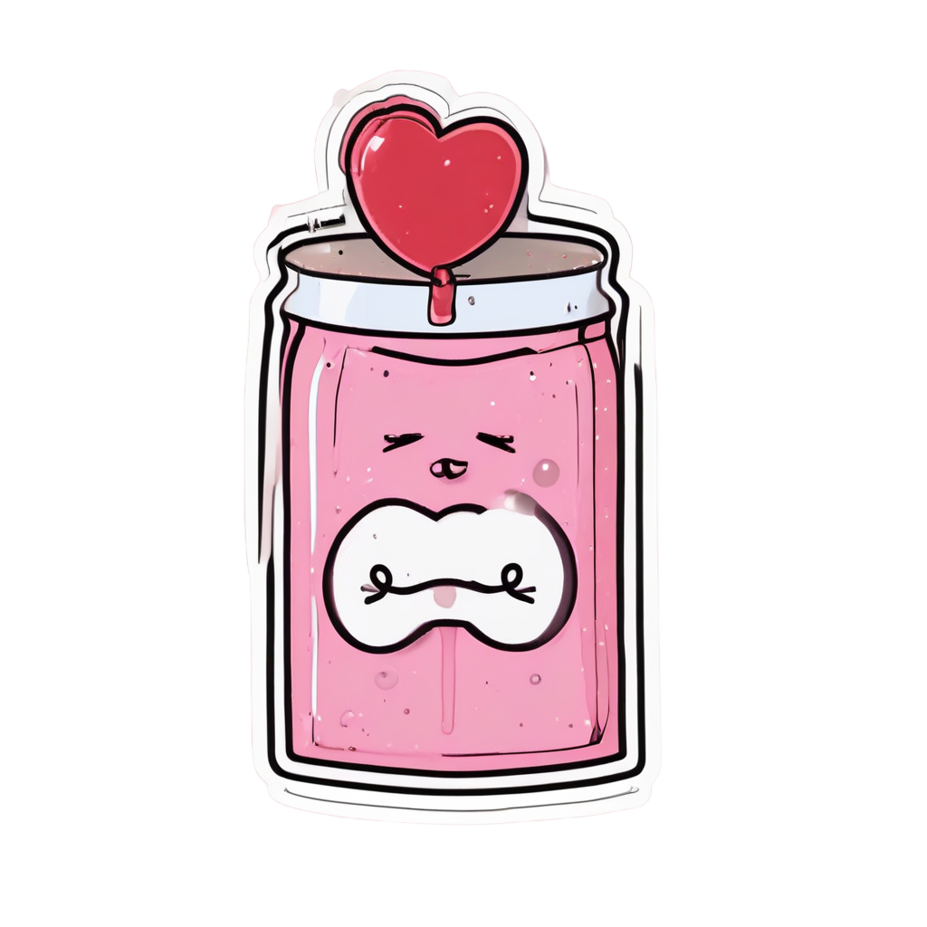 Blushing Oil Can Love — garage stickers