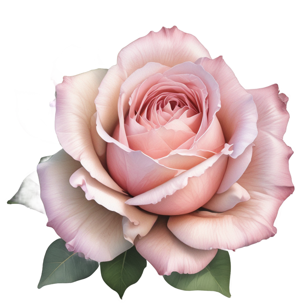 Blushing Rose Maiden — fine-line flash stickers