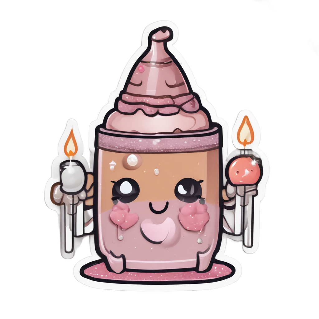 Boba Candle Bearer — victorian gothic stickers