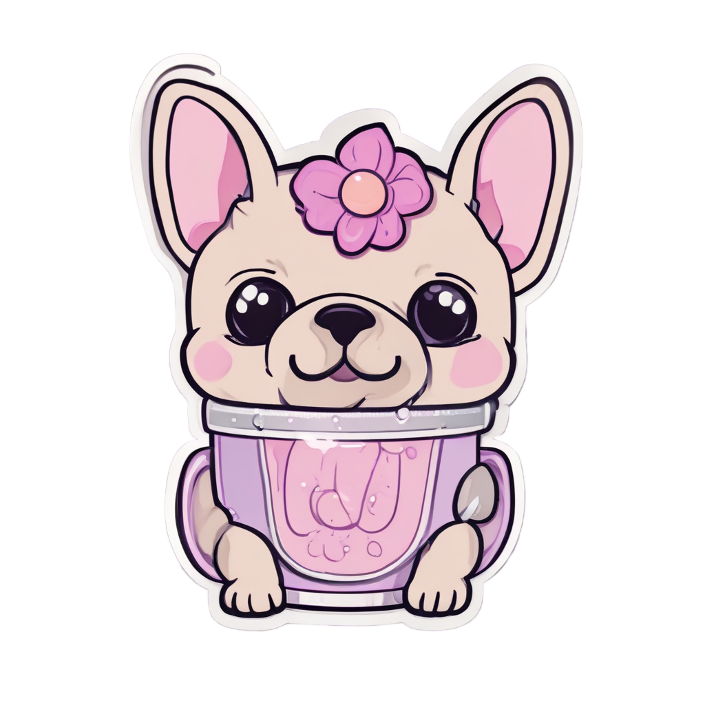 Boba French Bulldog — animals & pets stickers