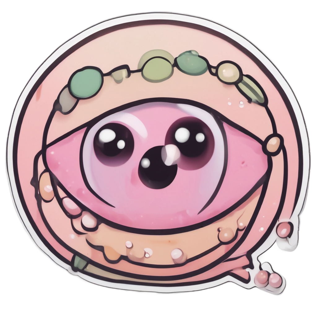 Boba Tea Eye — creepy-cute stickers