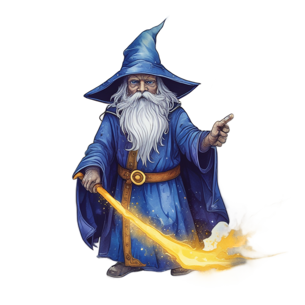 Bolt as a Wizard — high voltage stickers