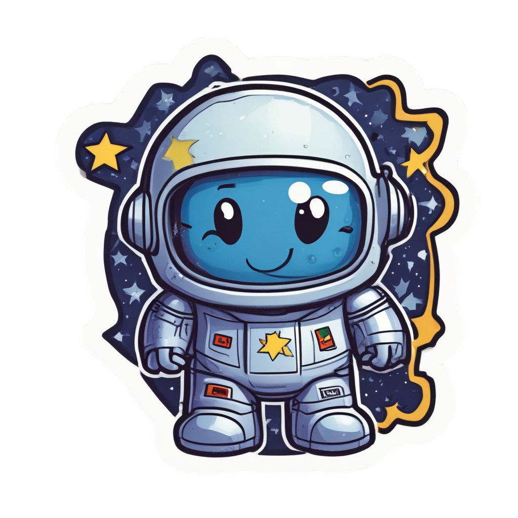 Bolt Astronaut Explorer — high voltage stickers
