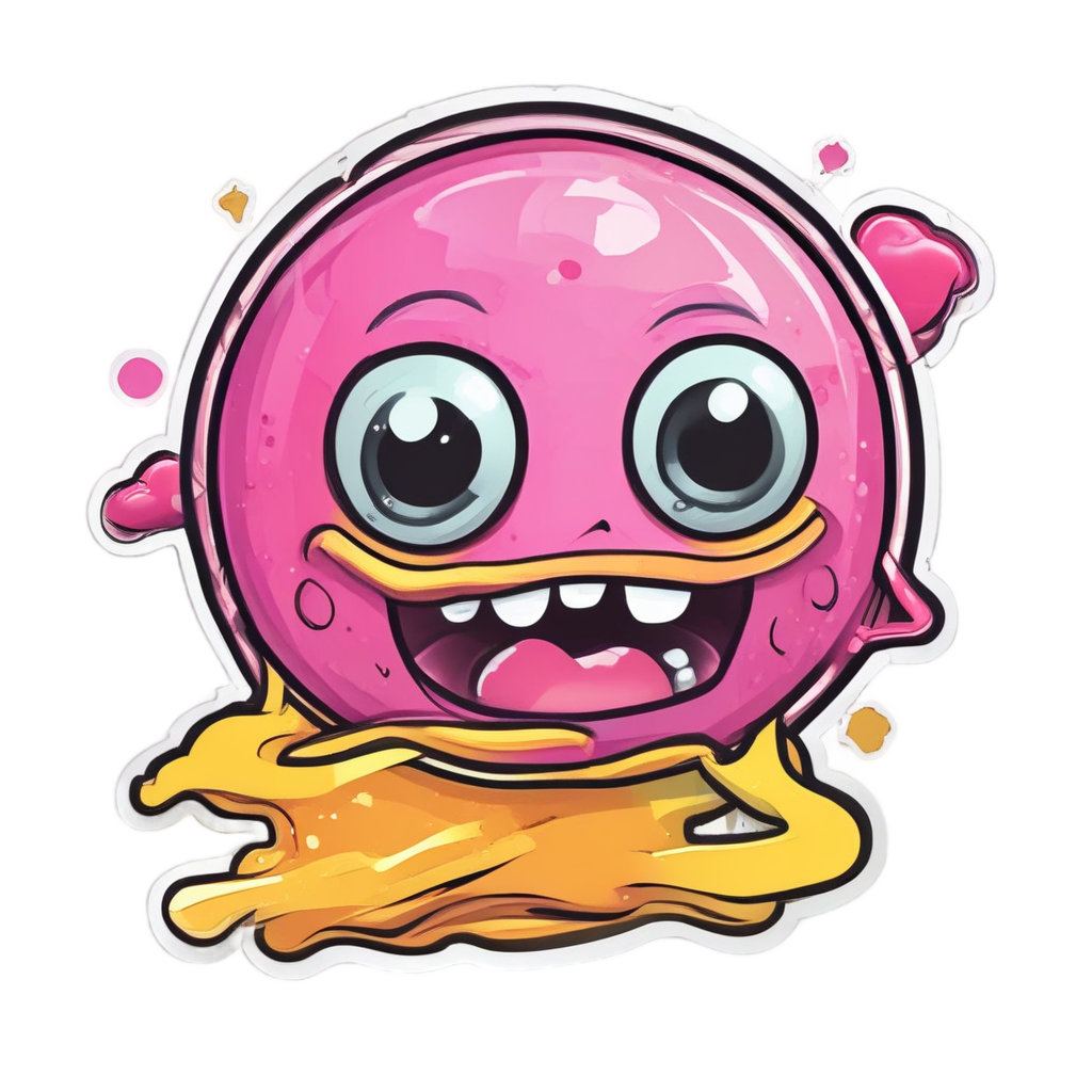 Bolt Blowing Bubblegum — high voltage stickers