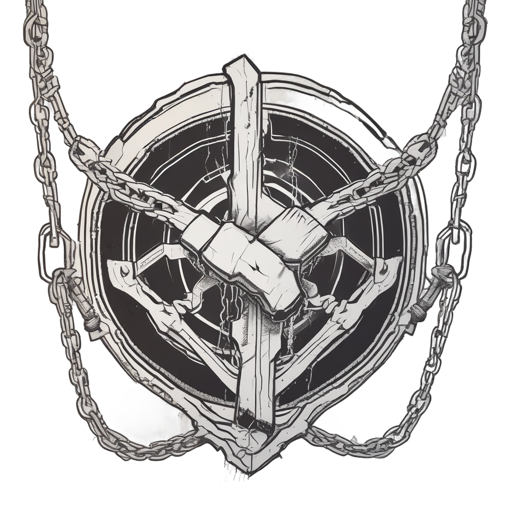 Bolt Breaking Chains — high voltage stickers