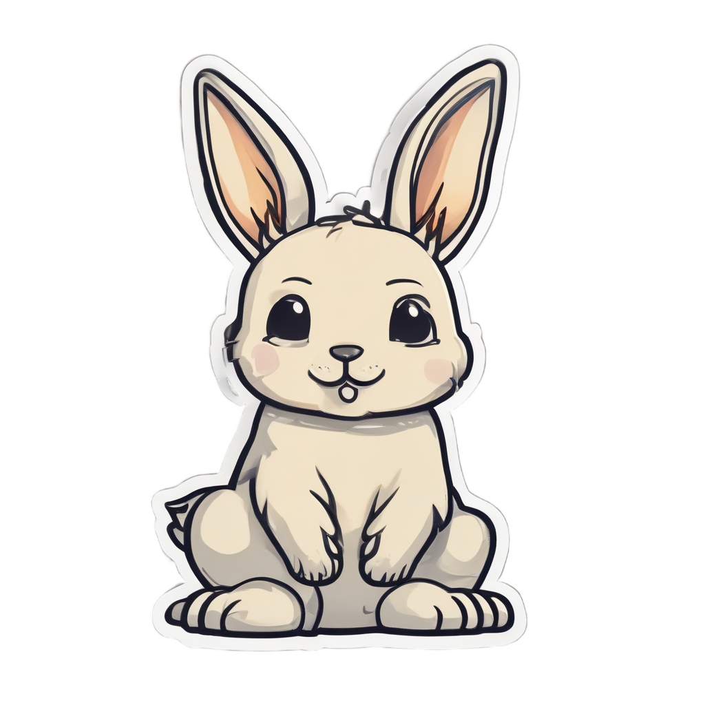 Bolt Bunny Hop — high voltage stickers