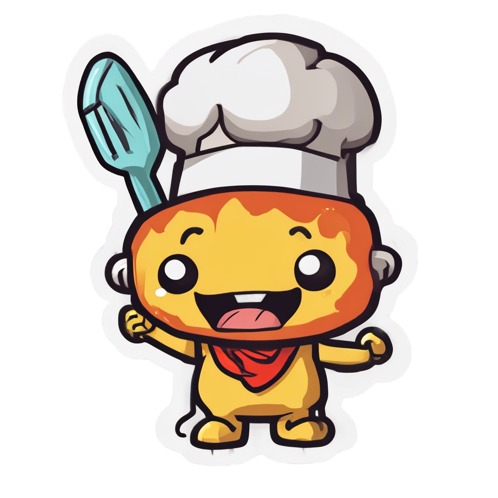 Bolt Chef Cook — high voltage stickers