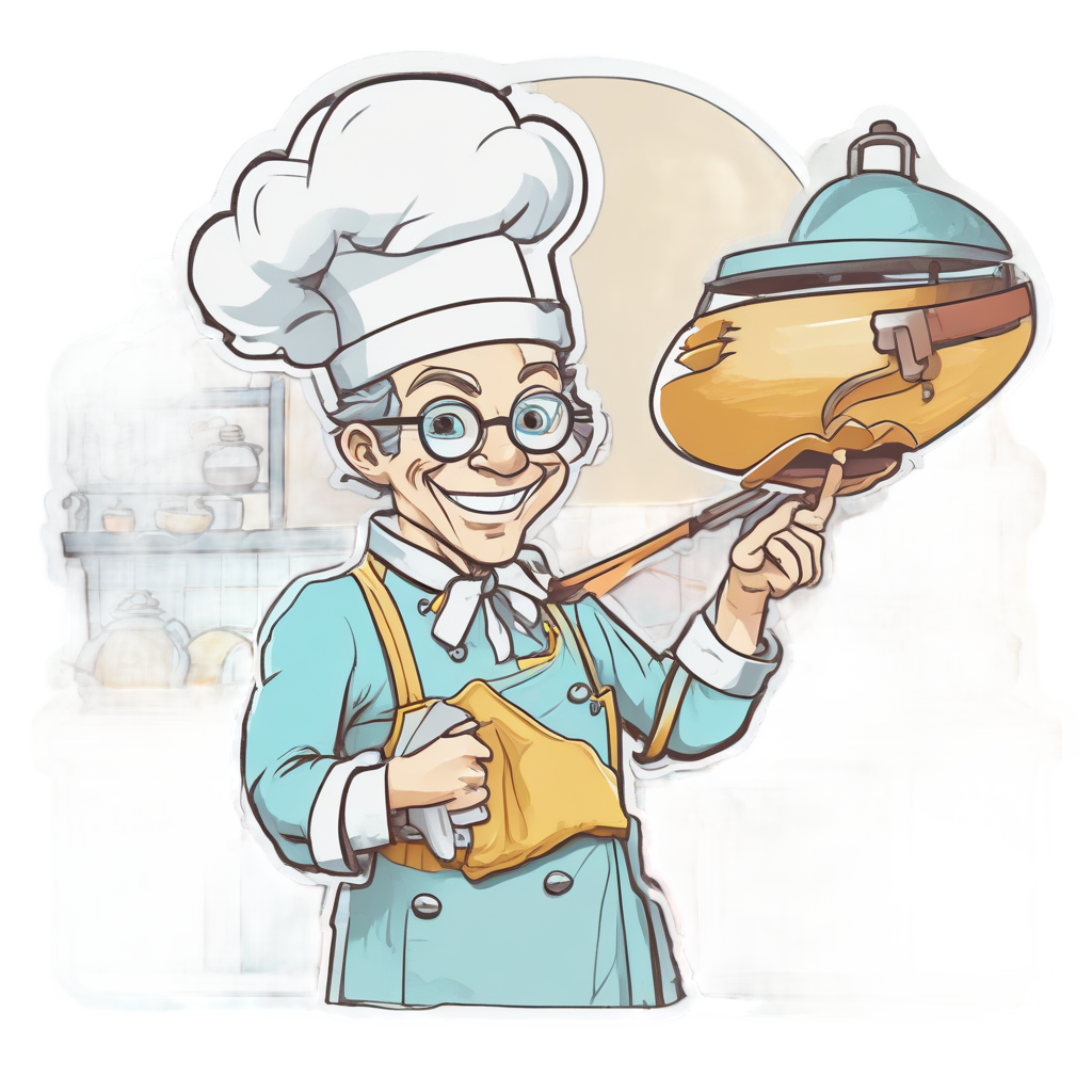 Bolt Chef Cooking — high voltage stickers