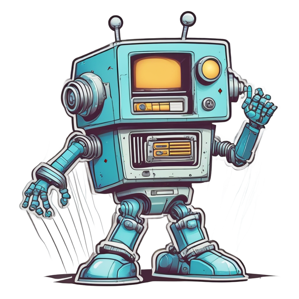 Bolt Dancing Robot — high voltage stickers