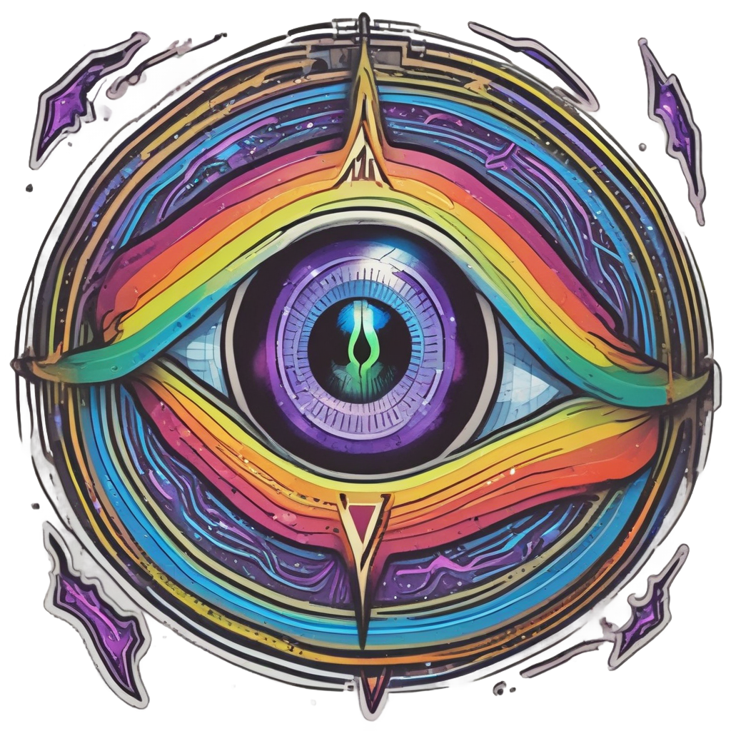 Bolt Eye Stare — high voltage stickers