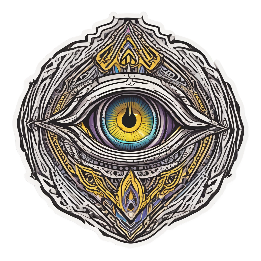 Bolt Eye Stare — high voltage stickers