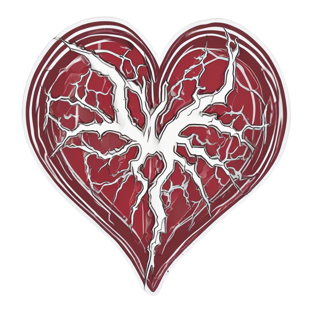 Bolt Heartbeat Love — high voltage stickers