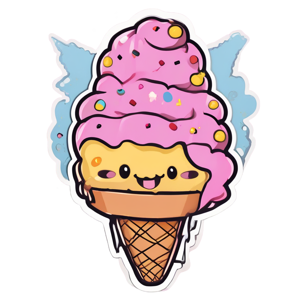 Bolt Ice Cream — high voltage stickers