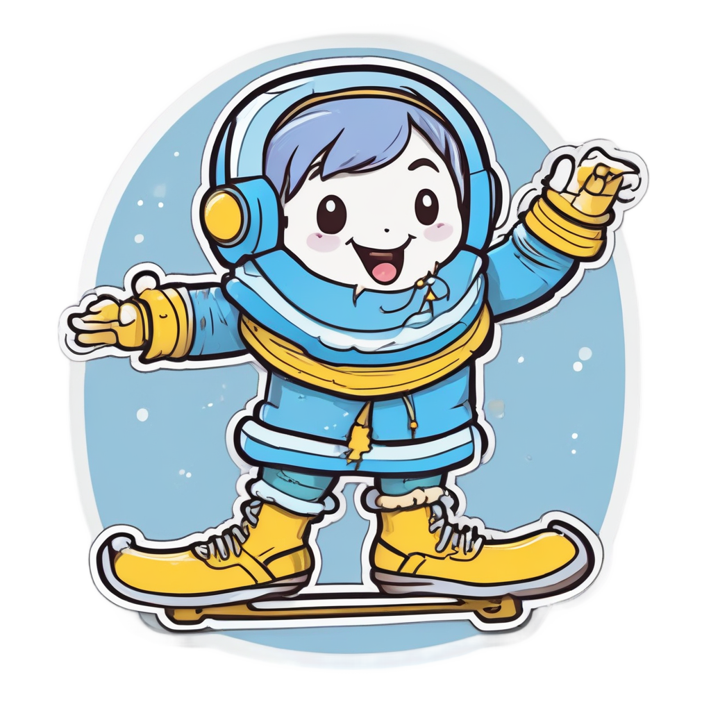 Bolt Ice Skating — high voltage stickers