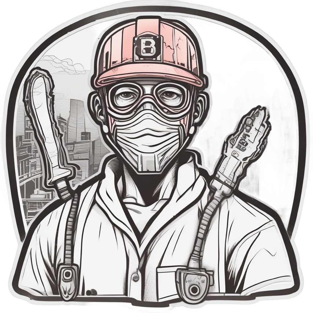 Bone Saw Surgeon Slasher — slasher vibe stickers