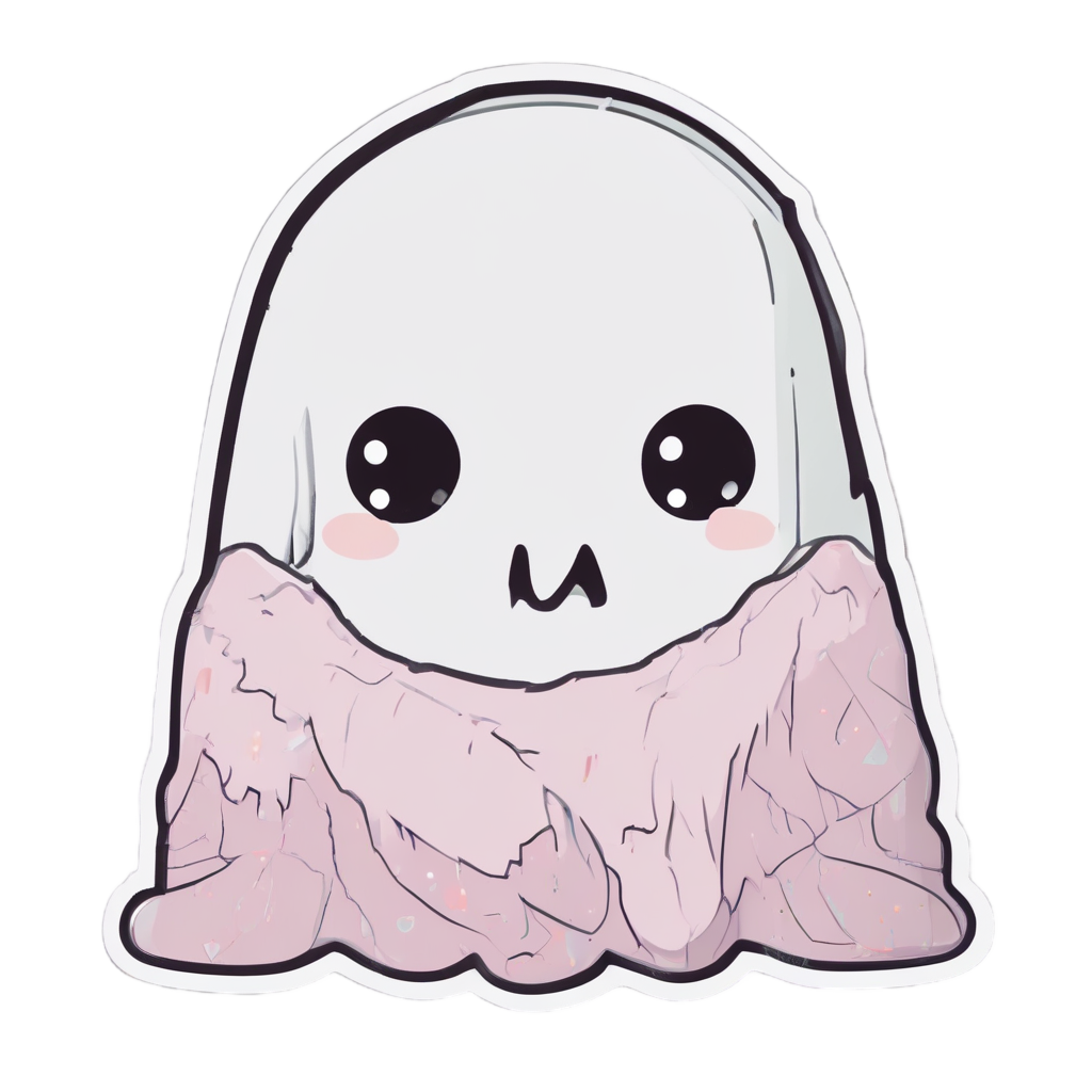 Boo-Boo Blanket Snug — creepy-cute stickers
