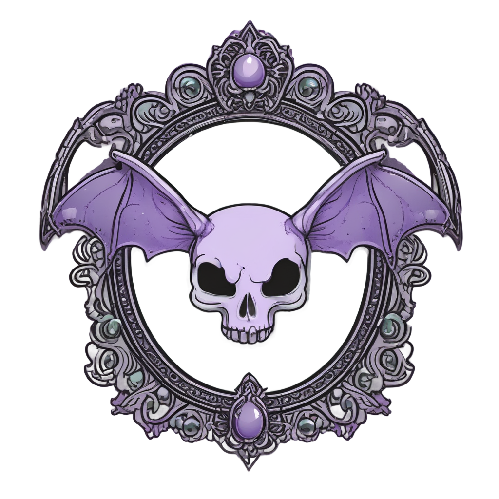 Boo-tiful Gothic Mirror — victorian gothic stickers
