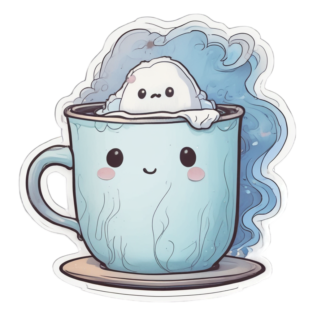 Boo-tiful Morning Brew — creepy-cute stickers