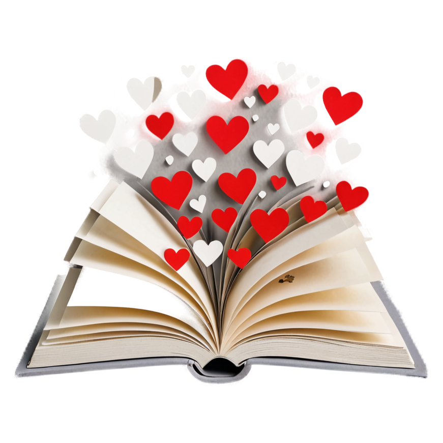 Book Love (papercut) — bookish stickers