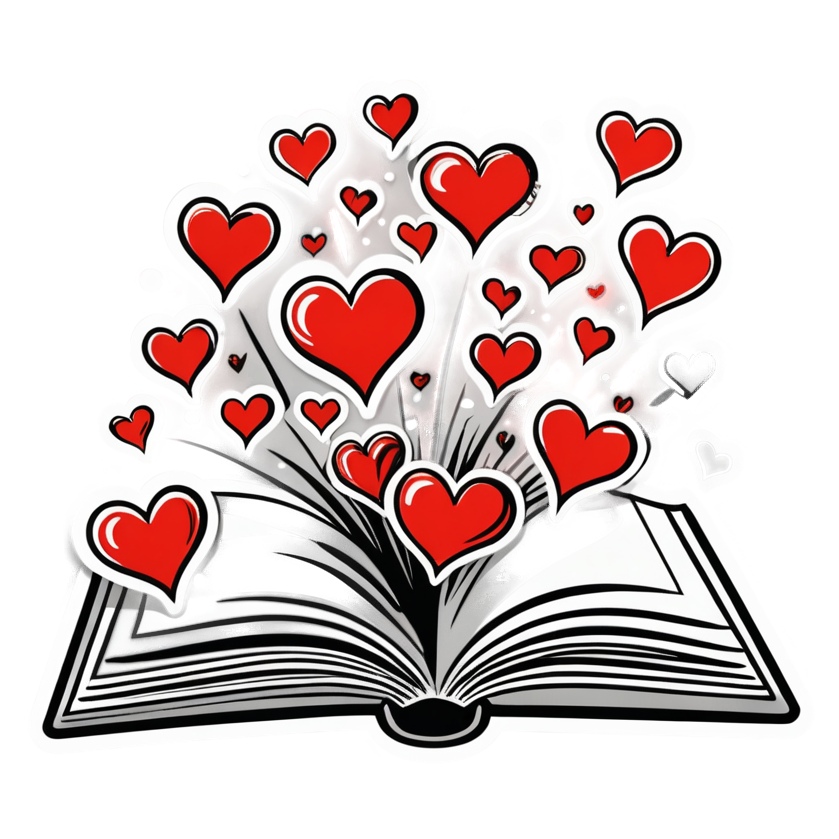 Book Love (tattoo) — bookish stickers