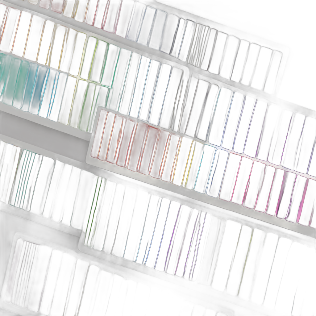 Rainbow Shelf (holographic) — bookish stickers