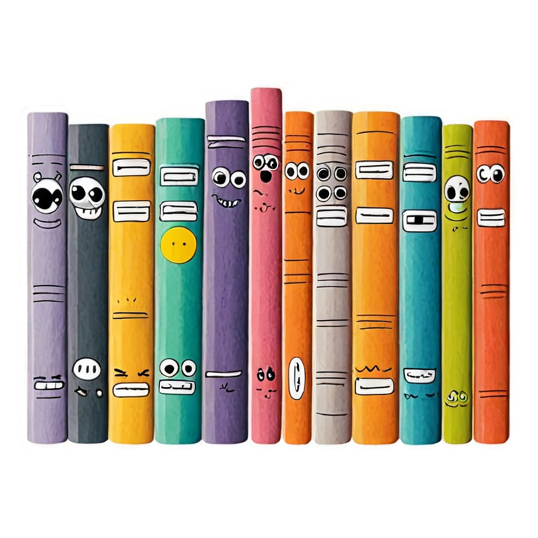 Rainbow Shelf (kawaii) — kawaii stickers