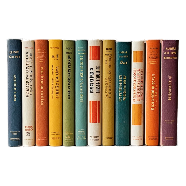 Rainbow Shelf (retro) — bookish stickers
