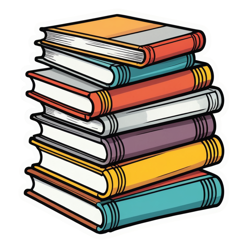 Book Stack (tattoo) — bookish stickers