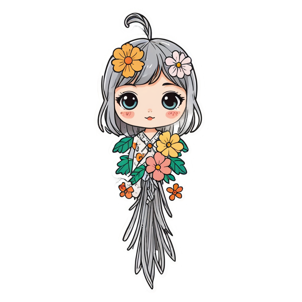 Tassel Bookmark (kawaii) — kawaii stickers
