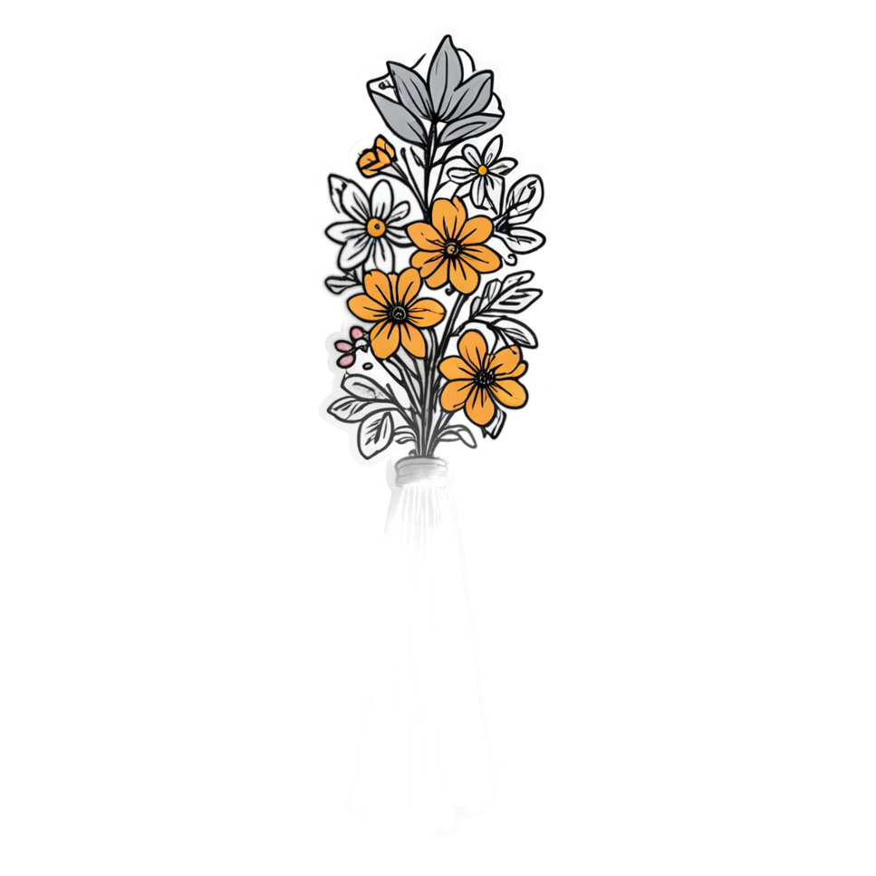 Tassel Bookmark (lineart) — bookish stickers