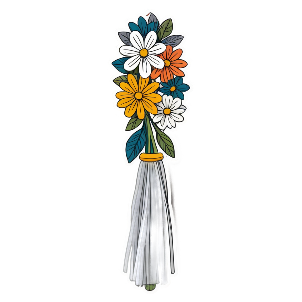 Tassel Bookmark (papercut) — bookish stickers