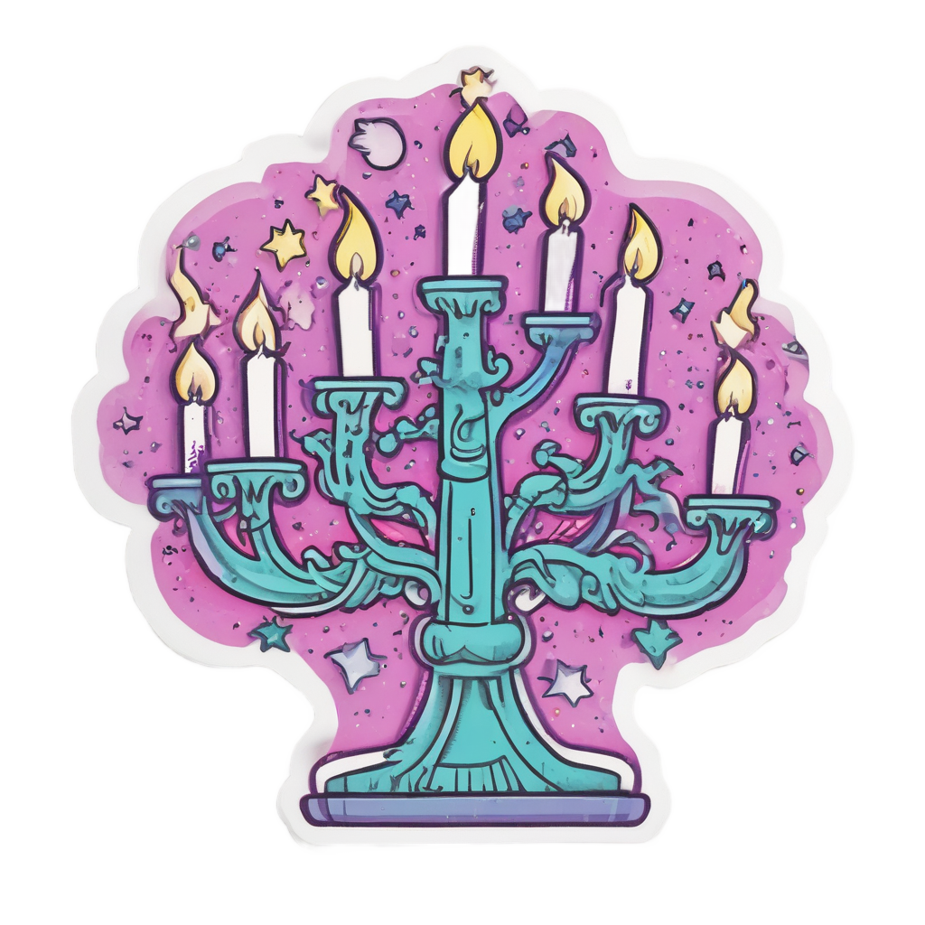 Bouncing Candle Jump — victorian gothic stickers